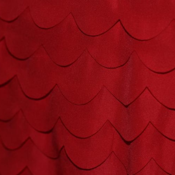 Ark & CO Red Ruffle Halter Dress - Picture 6 of 9